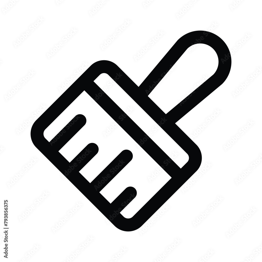 Handcrafted modern vector of paint brush, customizable icon Handcrafted modern vector of paint brush, customizable icon