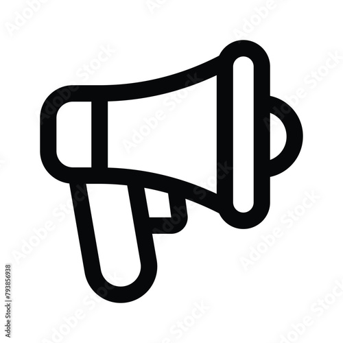 Grab this beautifully designed icon of megaphone in editable style, a customizable vector of loudspeaker