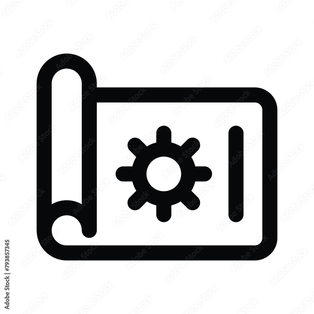 Trendy icon of Project Management vector design isolated on white background Trendy icon of Project Management vector design isolated on white background