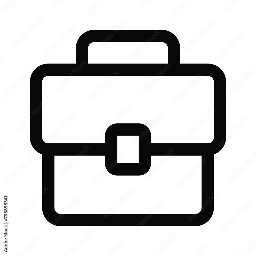 Briefcase vector design, an amazing icon of bag in editable style