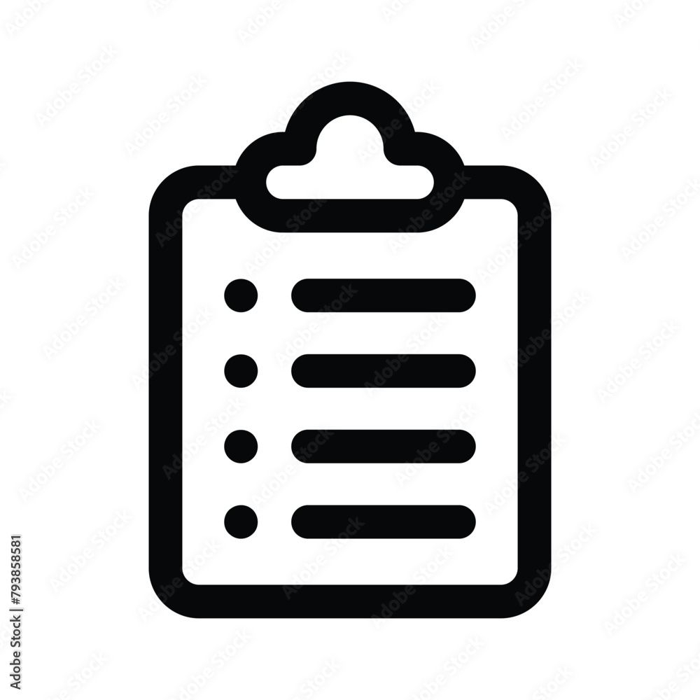 An icon of checklist in modern style, ready to use vectors An icon of checklist in modern style, ready to use vectors