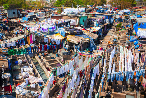 Dhobi Ghat open air laundry, Mumbai