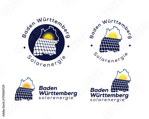 Renewable Solar Energeia logo of Baden-Württemberg for Power company (ID: 793864729)