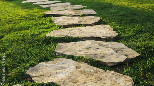 Natural Stepping Stones Path