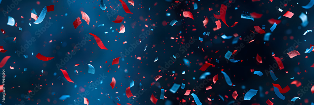 confetti and streamers flying in the air confetti and streamers flying in the air