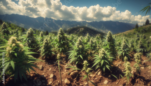  large outdoor cannabis farm