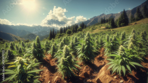  large outdoor cannabis farm