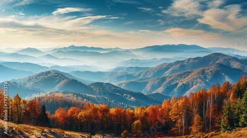 Landscape in the mountains