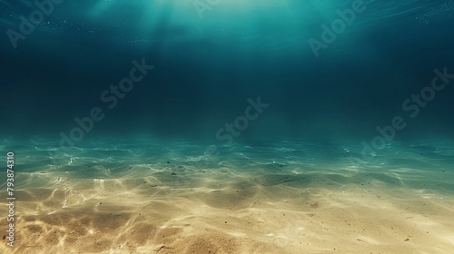 A subtle underwater gradient effect blending