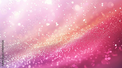Pink background with glitter