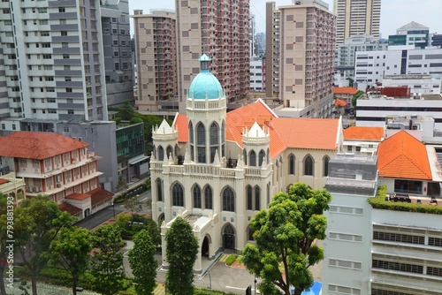 Photography St Joseph's Church in Victoria Street, Singapore