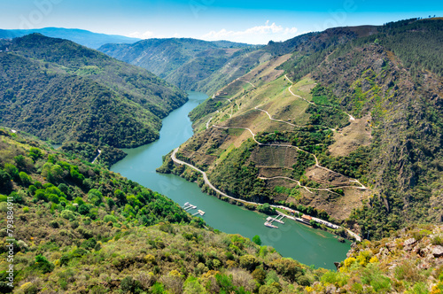 Sil river landscape,Galicia,Spain
