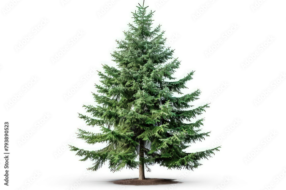Pine tree or evergreen isolated on a white background Pine tree or evergreen isolated on a white background