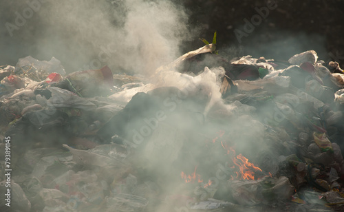 Pollution from garbage pits