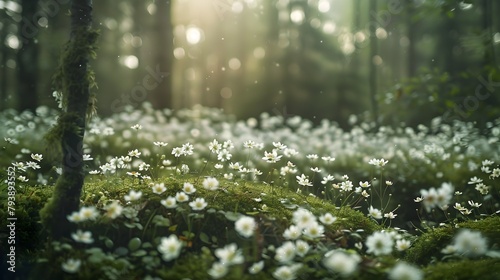 Peaceful Forest Glade with ...