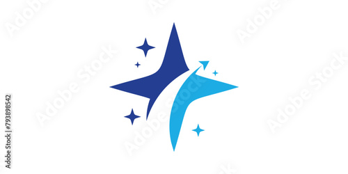 creative star travel logo design, holidays, flights, logo design templates, symbols, icons, vectors, creative ideas.