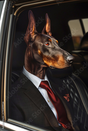 Dog breed Doberman © deviddo