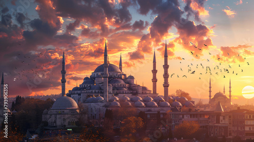 Istanbul Turkey. Suleymaniye Mosque 