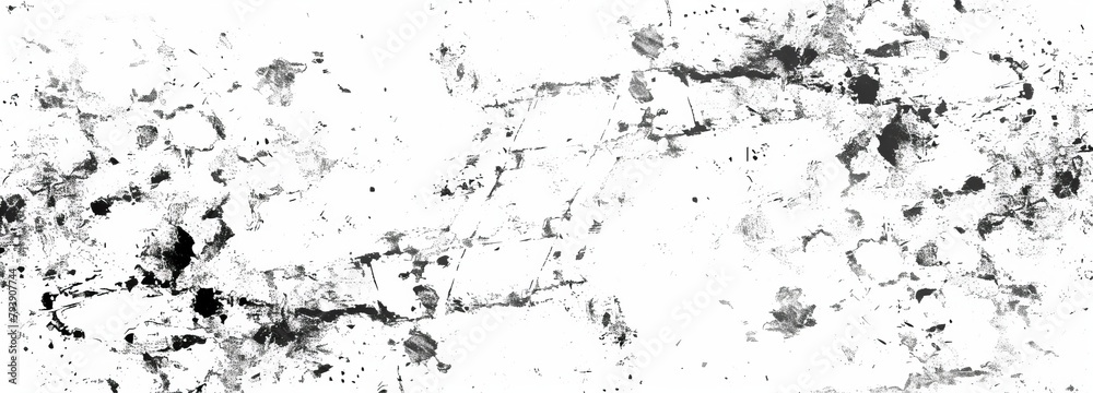 black and white background distressed wall texture pattern. Ai generative