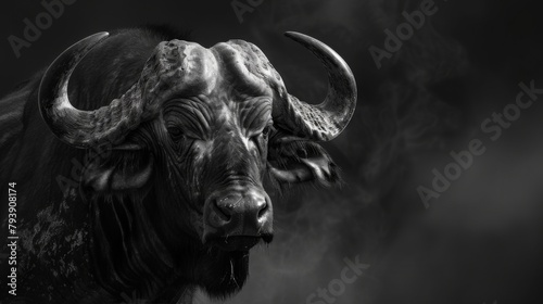 Buffalo bull wallpaper HD background