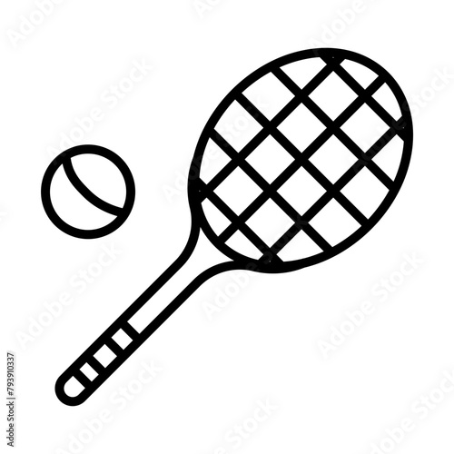 Tennis line icon