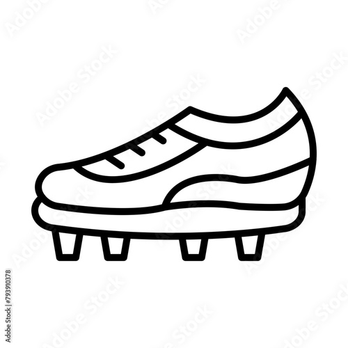 Cleats line icon