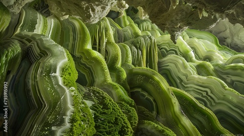 Lush Moss Agate Formations ...