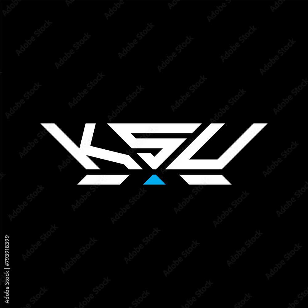 KSU letter logo vector design, KSU simple and modern logo. KSU luxurious alphabet design KSU letter logo vector design, KSU simple and modern logo. KSU luxurious alphabet design