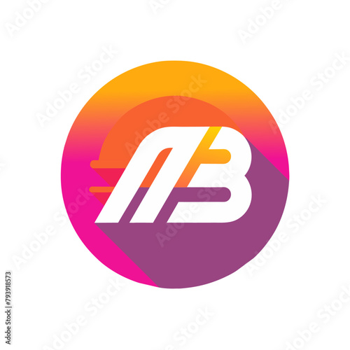 AB logo vector illustration (2) photo