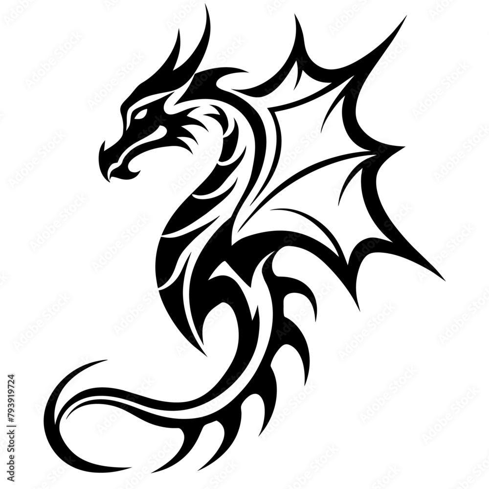 Tribal tattoo vector illustration (17) Tribal tattoo vector illustration (17)