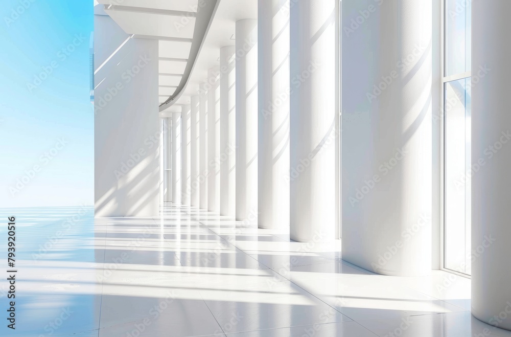 3D modern simple space background 3D modern simple space background