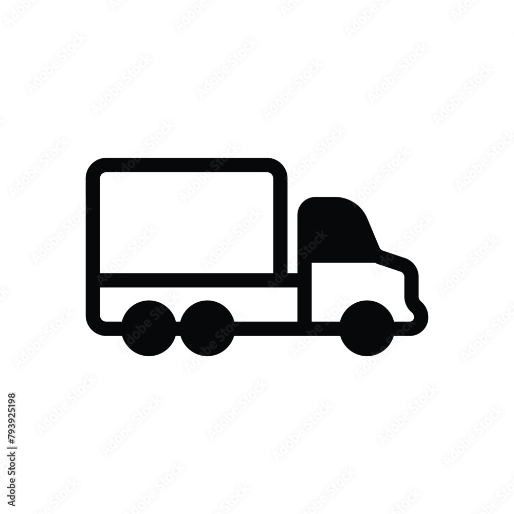 Truck Trailer vector icon Truck Trailer vector icon