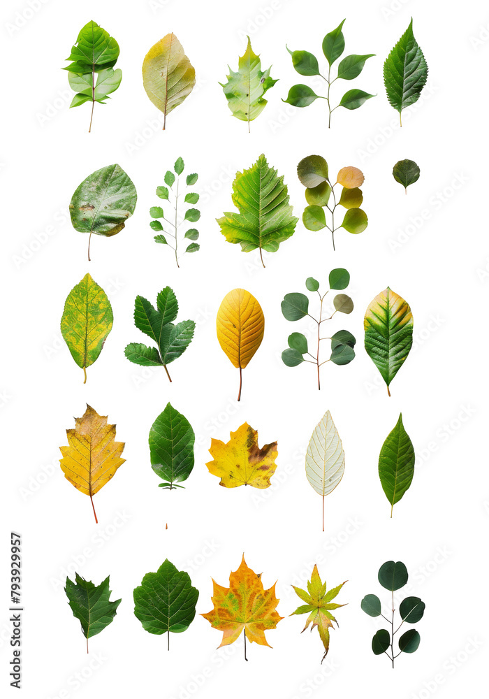 set of leaves