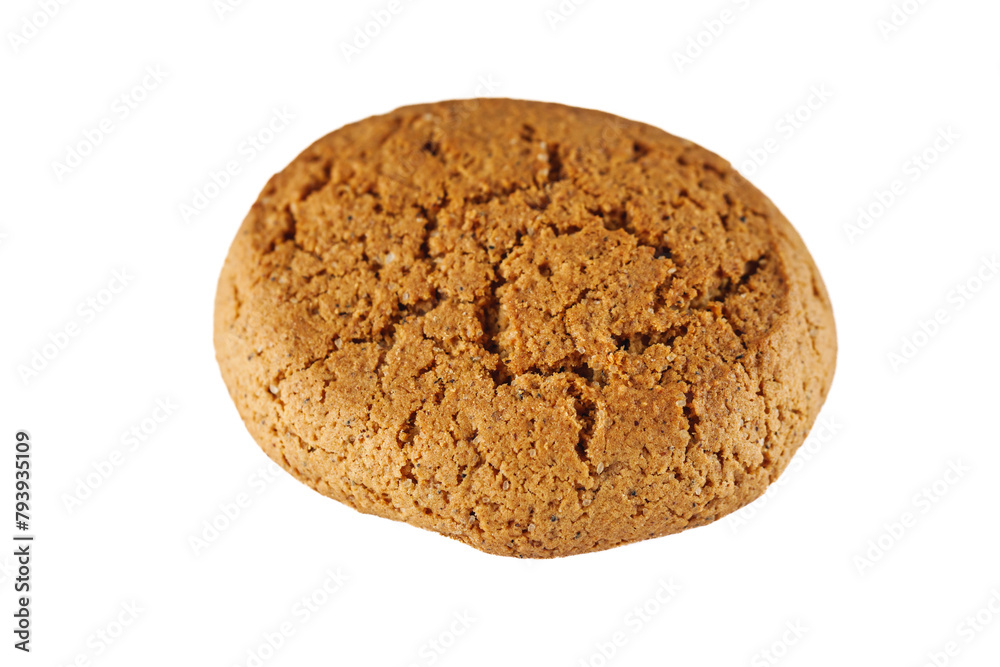 nutritious tasty oatmeal cookies on a white background nutritious tasty oatmeal cookies on a white background
