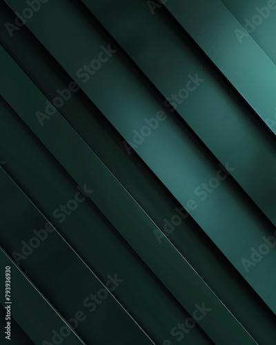 Abstract dark green background with diagonal lines and shadows, creating an elegant minimalist design for corporate or digital marketing projects , detailed illustration, high resolution, professional