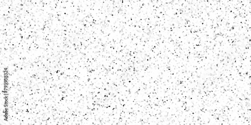 Abstract terrazzo background. Marble surface pattern. concrete stone floor concept design. Drops of black and gray paint splattered on white background. Sand tile background.