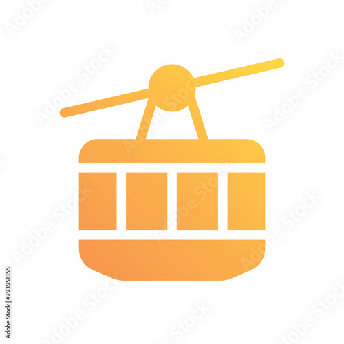 Cable Car vector icon
