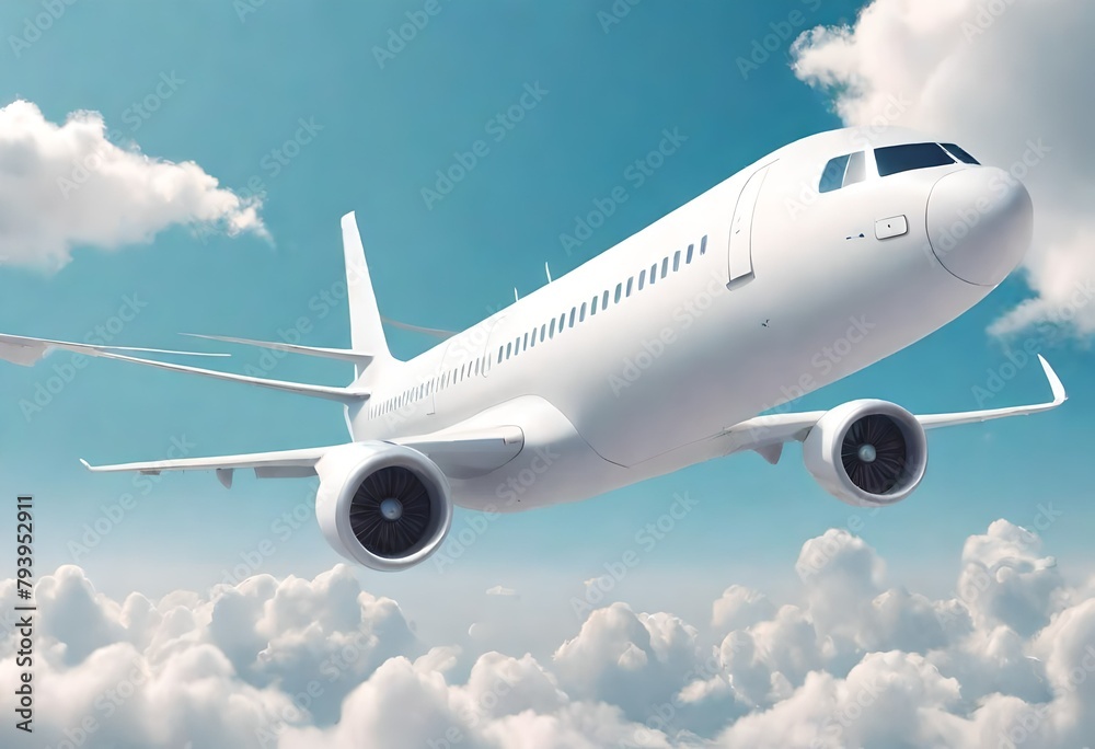 Fototapeta premium airplane in the sky
