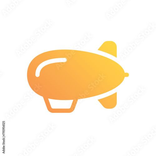 Airship vector icon
