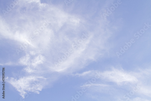 Fototapeta Naklejka Na Ścianę i Meble -  Light Blue Cloudy Sky