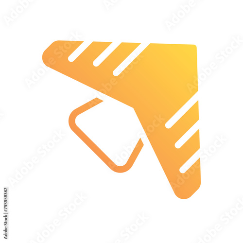 Hang Glider vector icon