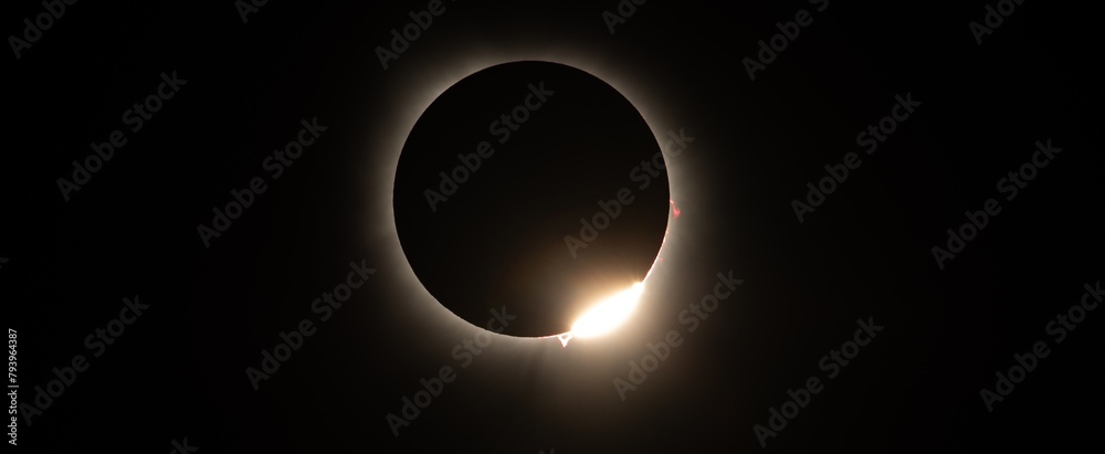Naklejka premium Eclipse - April 8, 2024 Poplar Bluff, Missouri