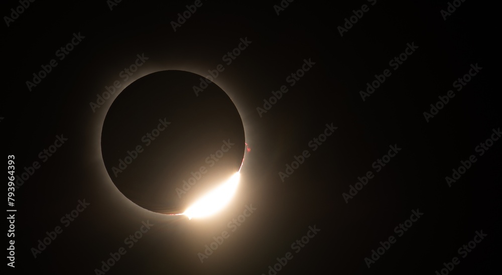 Obraz premium Eclipse - April 8, 2024 Poplar Bluff, Missouri