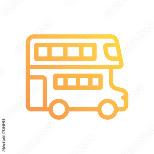 Double Decker vector icon