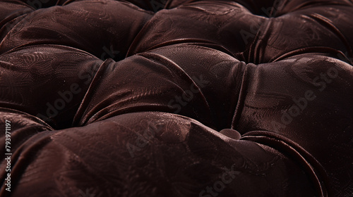 A rich, chocolate brown velvet canvas, the depth of the color and the velvety texture creating a warm, inviting backdrop that speaks of comfort and luxury. 32k, full ultra hd, high resolution