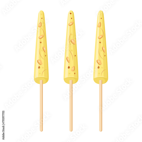 Kulfi, traditional Indian ice cream