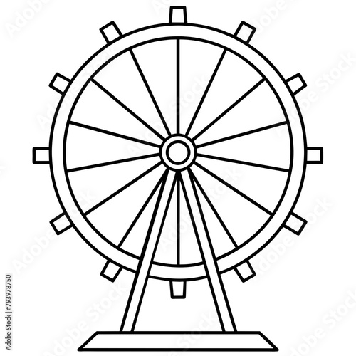 wheel vector illustration