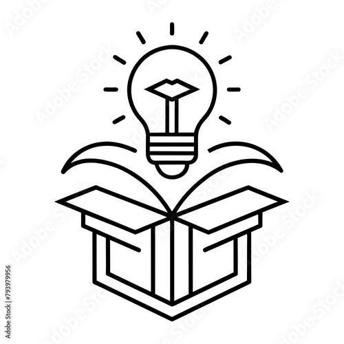 Knowledge vector illustration