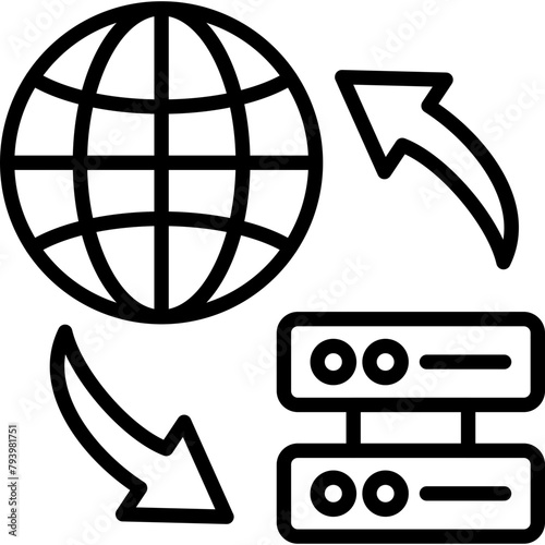 Data Sharing Icon