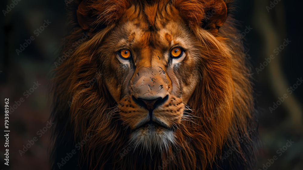 lion, the king of the jungle 4k wallpaper